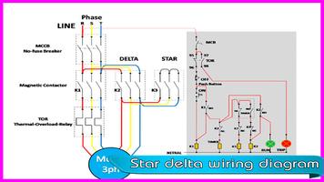 Star Delta Wiring Diagram スクリーンショット 3