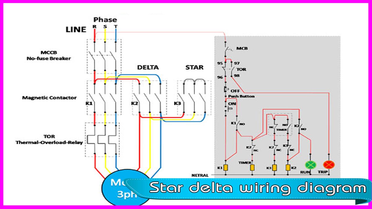 Star Delta Wiring Diagram for Android - APK Download