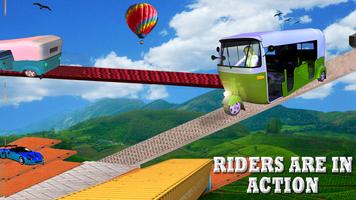 Tuk Tuk Limo Rickshaw Drive Impossible Track Stunt screenshot 3