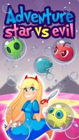 Adventure Star vs evil bubbles Affiche