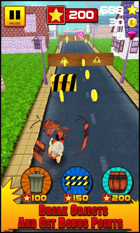 Crazy Grandpa Run 3D APK for Android Download