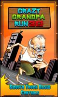 Crazy Grandpa Run 3D Affiche