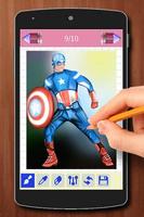 Learn to Draw the Avengers Characters capture d'écran 1