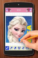 Learn to Draw Elsa Frozen Characters スクリーンショット 1