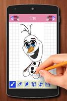 Learn to Draw Elsa Frozen Characters capture d'écran 3