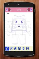 Learn to Draw Robocar Poli Characters imagem de tela 2