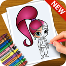 Learn to Draw Shimmer Characters and Shini Easy APK