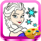 magic coloring book icon