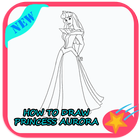 How to Draw Princess Aurora أيقونة