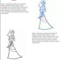 How to Draw Princess Mulan capture d'écran 1