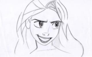 How to Draw Princess Rapunzel Affiche