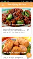 Resep Tempe dan Tahu captura de pantalla 1