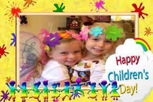 Children's Day Photo Frames captura de pantalla 1