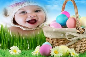 Happy Easter Photo Frames الملصق