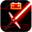 Lightsaber Wars Battery Widget - Force of Stars