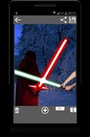 Lightsaber Photo Editor App captura de pantalla 1