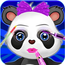 Panda trang điểm Salon trò chơi: Pet makeover Spa APK