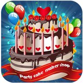 Partie gâteau Maker Shop-Sweet gâteau Party icon