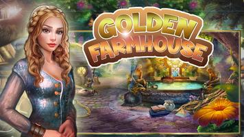 Golden farm house Affiche