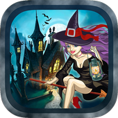The witch secret mystery icon
