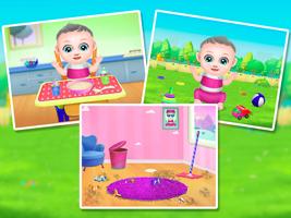 Newborn Baby Care Babysitter Daycare: Kids Game screenshot 3