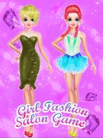 Girl Fashion Salon Game الملصق
