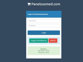 Panelsosmed - Panel Sosial Media الملصق