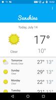 Sunshine Weather постер
