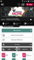 پوستر Server hosting for MCPE