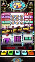 5x Pay Slot Machine Affiche