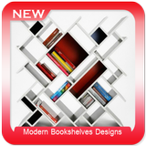 ikon Desain Rak Buku Modern