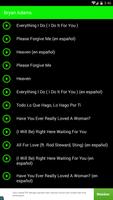 Best Songs Bryan Adams imagem de tela 1
