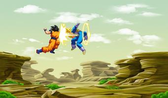 Goku Saiyan Battle Fight Z plakat