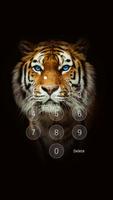 Tiger theme-Fingerprint Lock โปสเตอร์
