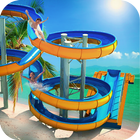 Crazy Water Slide Adventure : Theme Park Simulator icône