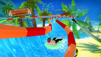 Crazy Water Slide Adventure : Theme Park Simulator Affiche
