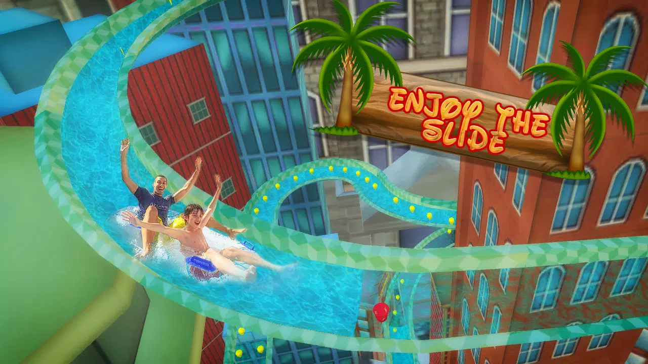 Aqua Theme Park! Water Slide Bump Race 3D - Amusement Park Shortcut Run  Water Slide Fun Race Sliding Game::Appstore for Android