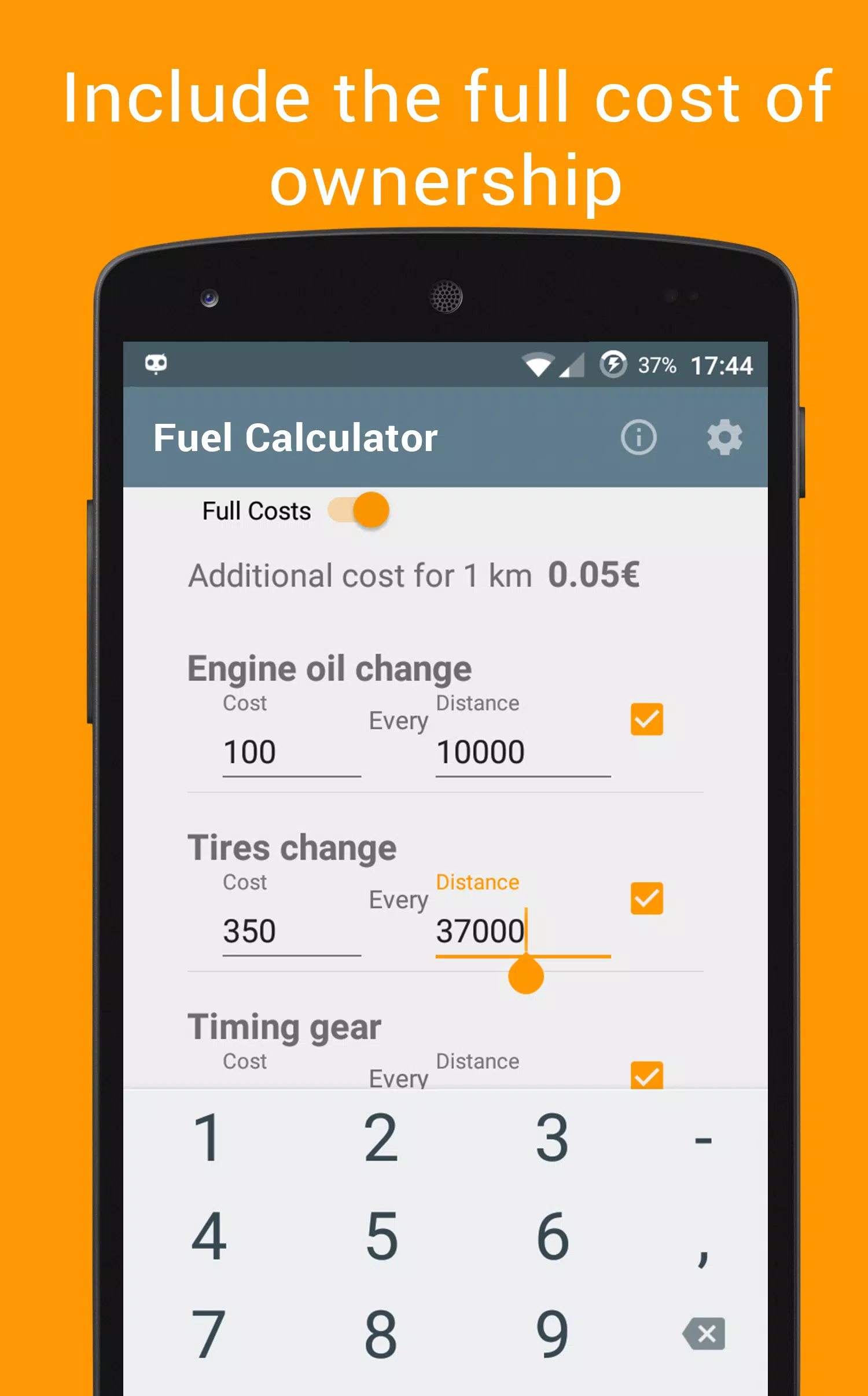 Kalkulator Spalania Paliwa APK do pobrania na Androida
