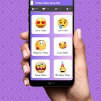 Status Video Song Clip capture d'écran 1