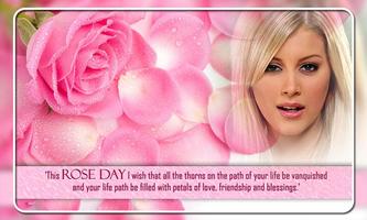 برنامه‌نما Happy Rose Day Photo Frames عکس از صفحه