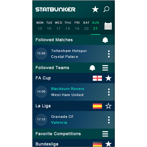 Football live scores & stats