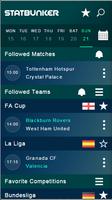 Football live scores & stats Affiche