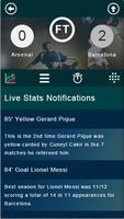 Football live scores & stats capture d'écran 1