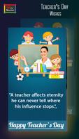Teachers Day Greeting Card Maker Affiche