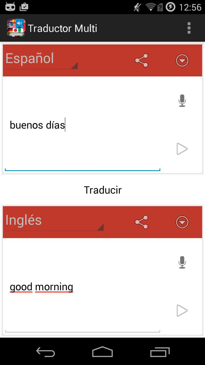 Traductor español. Traductor.