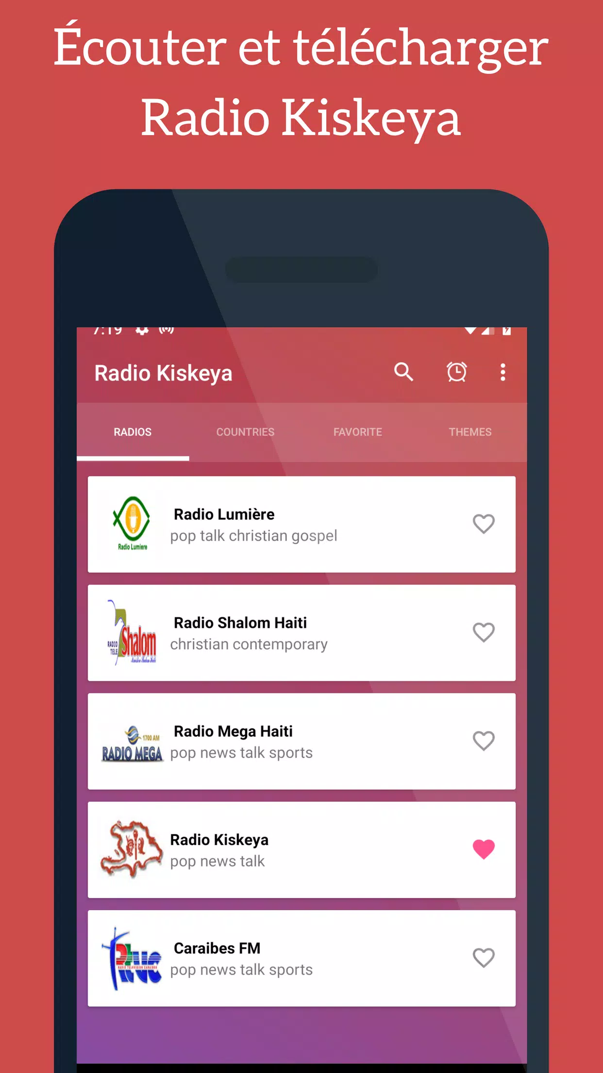 App Radio Kiskeya Haiti 88.5 Fm Station APK pour Android Télécharger