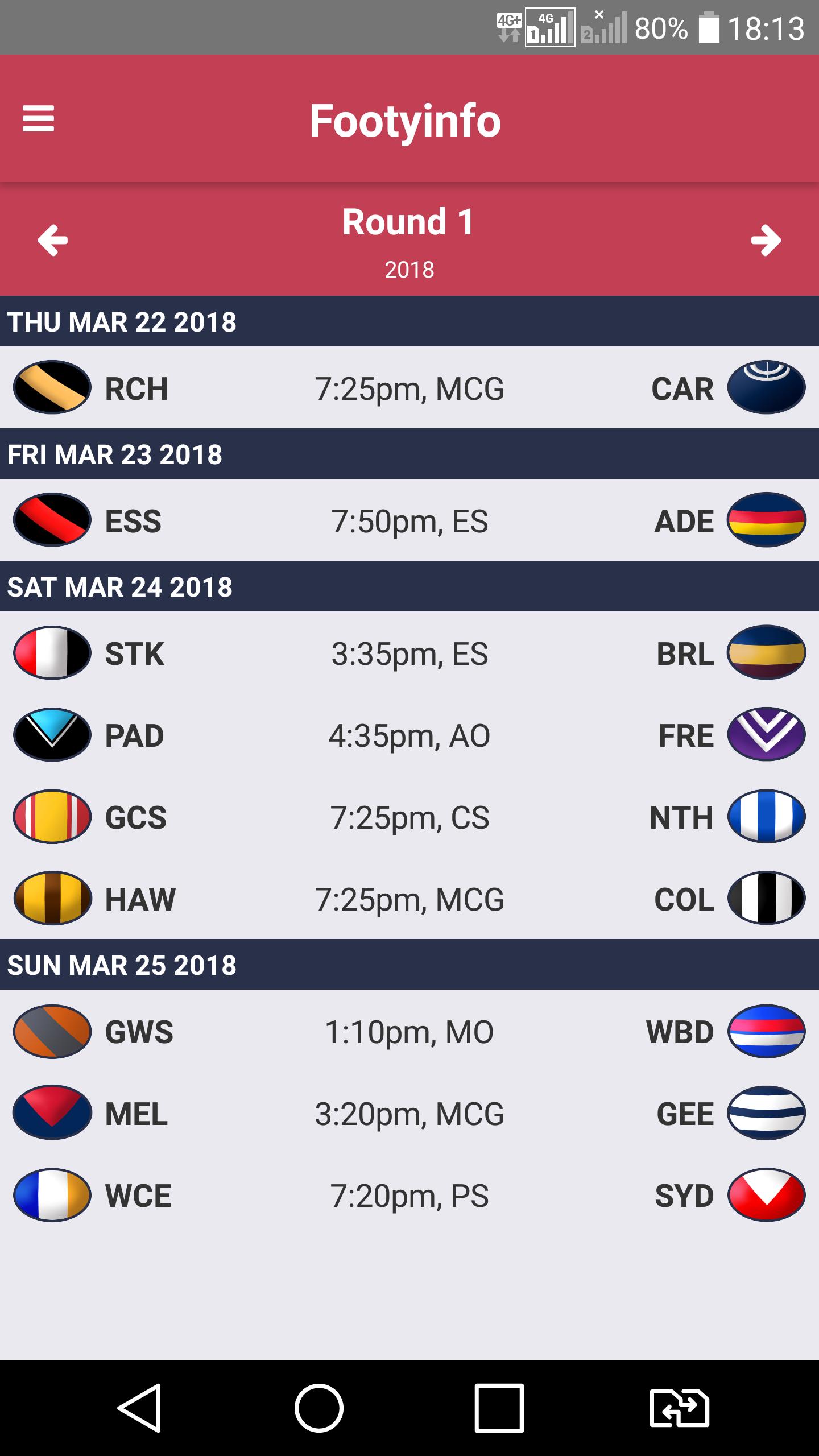 Afl Live Afl Live Scores Footy Now For Android Apk Download From
