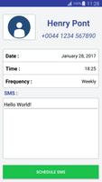 برنامه‌نما Scheduled SMS عکس از صفحه