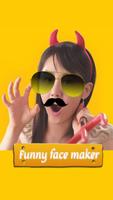 Funny Face Maker and Editor Affiche