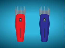 Color Clippers - hair trimmer Affiche